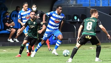 27/06/20 Partido segunda division coronavirus covid19 Deportivo de La Coruña - Ponferradina Uche