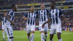 Action photo during the match Atlas vs Monterrey, Corresponding to first leg match of Quarter-finals of the Apertura Tournament 2017 of Liga BBVA BAncomer MX, at Jalisco Stadium.   Foto de accion durante el partido Atlas vs Monterrey, Correspondiente al p