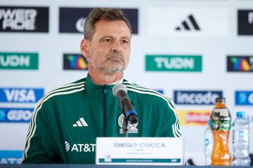 Diego Cocca, durante su primera conferencia de prensa como director técnico de la Selección Mexicana.