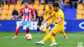 Partido entre el Alcorc&oacute;n y Lugo