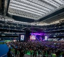 El radical cambio de imagen del Santiago Bernabéu para el concierto de Alejandro Sanz