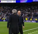 La reacción de Guardiola con Ancelotti según pitó el árbitro: para quitarse el sombrero