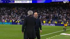 La reacción de Guardiola con Ancelotti según pitó el árbitro: para quitarse el sombrero