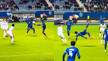 Se asiste a si mismo y hace increíble golazo de chilena que se hizo viral