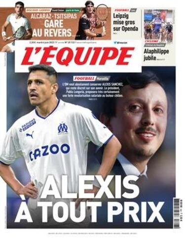 La portada en Francia que da luces del futuro de Alexis