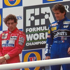 Schumacher, Senna y Prost: la mítica lucha en Silverstone