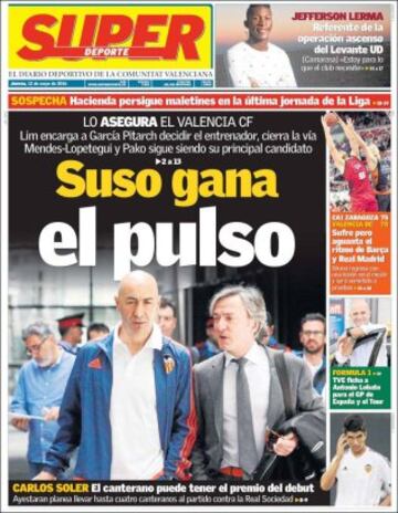 Portadas de la prensa mundial