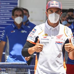 Pulgar hacia arriba: Márquez tiene el OK médico para correr