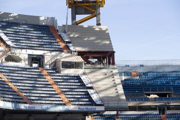 Este es el estado actual de las obras del Santiago Bernabéu.