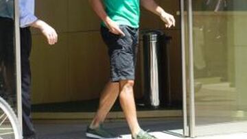 Nadal, ayer en Vitoria.