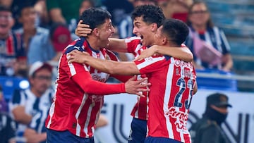 during the 12th round match between Monterrey and Guadalajara as part of the Liga BBVA MX Varonil, Torneo Clausura 2026 at BBVA Bancomer Stadium, on March 21, 2026 in Monterrey, Nuevo Leon, Mexico.