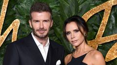 David Beckham y Victoria Beckham en los Fashion Awards 2018. Londres, Inglaterra. Diciembre 10, 2018.