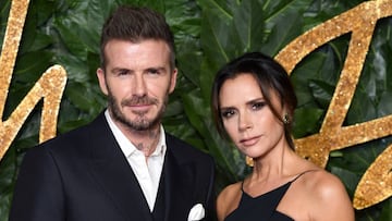 David Beckham y Victoria Beckham en los Fashion Awards 2018. Londres, Inglaterra. Diciembre 10, 2018.