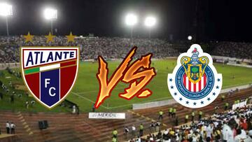 Atlante-Chivas, Copa MX (1-3): Resumen del partido y goles