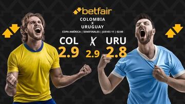 Pronósticos Colombia vs. Uruguay: horario, TV, estadísticas y cuadro