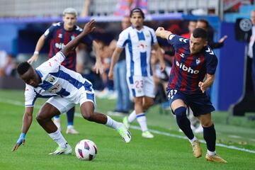 Cissé, durante el último Eibar - Leganés disputado en Ipurua.