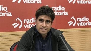 Mikel Landa, durante su entrevista en Radio Vitoria.