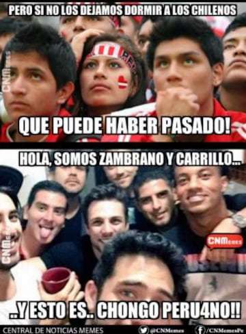 Los mejores memes del Perú - Chile