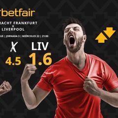 Eintracht de Frankfurt vs. Liverpool: horario, dónde ver, pronósticos y clasificación