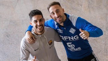 Adolfo y Rivillos, excompañeros en el Barça, se enfrentan en semifinales de Copa.