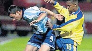 <b>INTERNACIONAL. </b>Pablo Daniel De Muner durante un partido con la selección argentina.