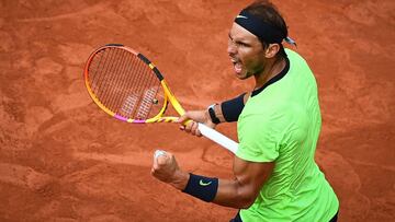 Nadal aprieta para llegar a sus 50 octavos de Grand Slam