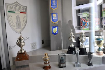 Los trofeos obtenidos por el club de ftbol Pachuca se exhiben en su Universidad del Ftbol y Ciencias del Deporte (UFD) en Pachuca.