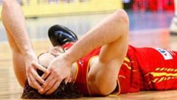 <b>PLATA.</b> A pesar de los 14 puntos y 14 rebotes de Pau Gasol, España se tiene que conformar con la medalla de plata.
