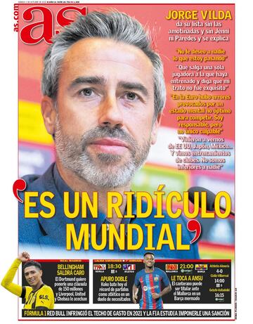 Las portadas de AS de octubre