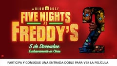 Te invitamos al cine a ver ‘Five Nights At Freddy’s 2′. 5 de diciembres en cines.