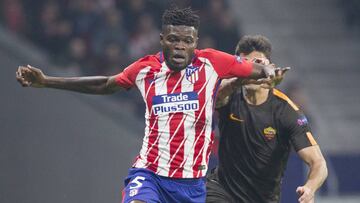 Thomas con el Atlético.