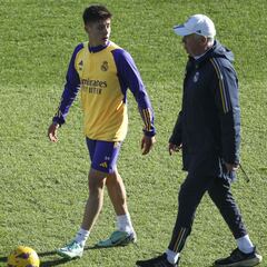 Güler agradece la paciencia de Ancelotti