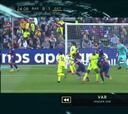 La jugada que pudo cambiar el partido y LaLiga: el gol que el VAR anuló al Getafe y era el 0-1