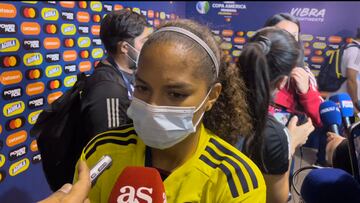 Gisela Robledo, jugadora de la Selección Colombia.