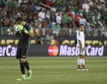 México y Chile juegan el último partido de cuartos de final de la Copa América Centenario en el Levi's Stadium en Santa Clara, California.