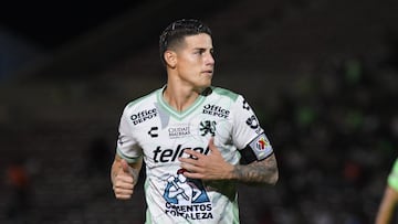 James Rodriguez of Leon during the 11th round match between FC Juarez and Leon as part of the Liga BBVA MX, Torneo Apertura 2025 at Olimpico Benito Juarez Stadium, on September 26, 2025 in Ciudad Juarez, Chihuahua, Mexico.