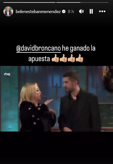 Belén Esteban gana la apuesta con David Broncano y ‘La Revuelta’ avisa: “Se viene programa”