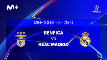 Un Real Madrid lanzado busca ante el Benfica la clasificación directa para la fase final de la Champions League