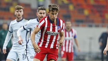 Marcos Llorente, durante el Atlético-Chelsea.