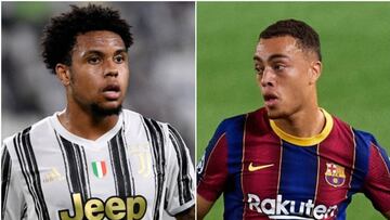 Sergiño Dest y Weston McKennie están a punto de chocar en la Champions League, un duelo que los aficionados estadounidenses esperan con ansias.