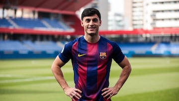 Joaquín Delgado, el hallazgo del Oviedo en Utrera que ya golea en el Barça B