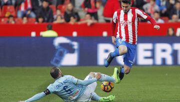 Marcelo D&iacute;az fue capit&aacute;n de Celta ante Sporting. 
 