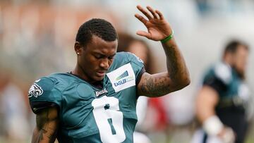 En los primeros d&iacute;as del training camp, Philadelphia se qued&oacute; sin el wide receiver novato, quien aquej&oacute; una lesi&oacute;n en la rodilla.