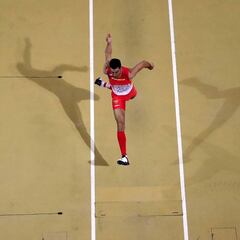 Pablo Torrijos gana el triple de Boston con un salto de 16,75