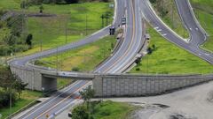 Tramo de la vía Bogotá - Villavicencio