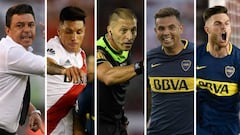 Los personajes del River-Boca