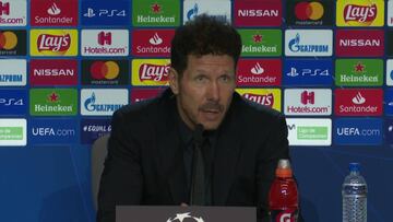 Simeone y los pitos a Koke: "La afición nos ha silbado a todos"