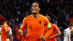Virgil Van Dijk finds time to console grieving referee