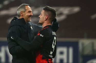 Jovic not thinking about Real Madrid return after flying Frankfurt comeback