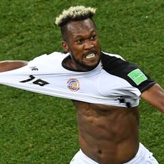 Costa Rica corta racha de 390 minutos sin gol en Mundiales